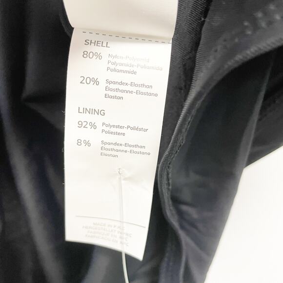 Cupshe Women's Back Cross One Piece Swimsuit Black Size Large - Picture 7 of 7